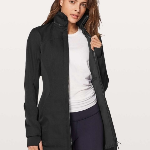 Lululemon Like A Glove Jacket Black Size 4 - Picture 3 of 12